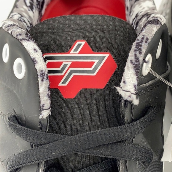 New Balance Pedroia TPU Mens Molded Baseball Cleats - Black/Digital Camo - Picture 5 of 9